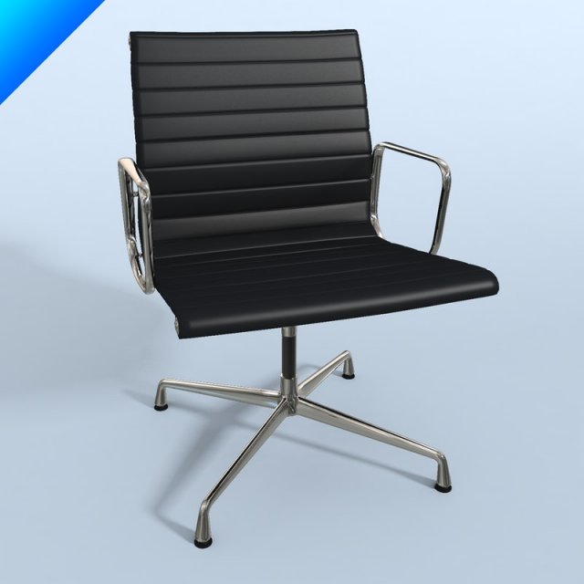 aluminium chair 3D 模型 .c4d .max .obj .3ds .fbx .stl .blend