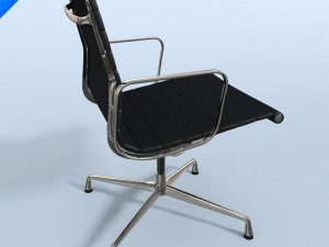 aluminium chair 3D 模型