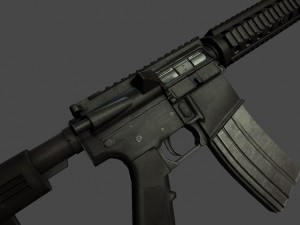 m4a1 Modello 3D