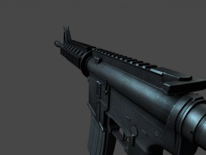 m4a1 Modello 3D