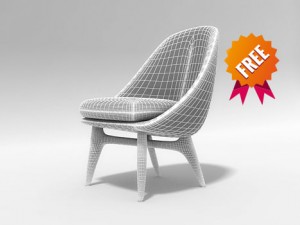 armchair Model 3D