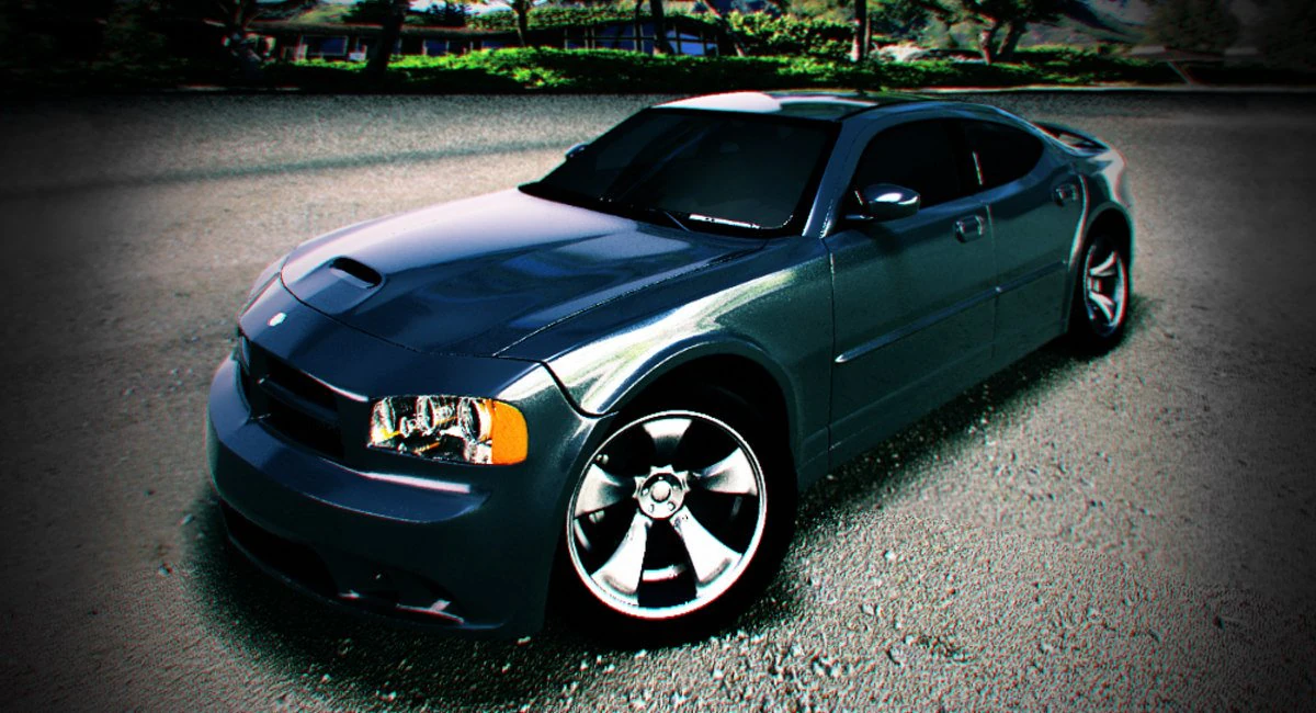 dodge charger srt 8 3D Model .c4d .max .obj .3ds .fbx .stl .blend 