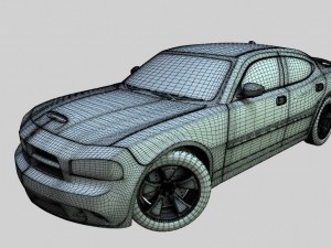 dodge charger srt 8 3D Модель