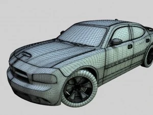 dodge charger srt 8 3D Model