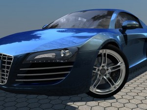 audi r8 Modello 3D