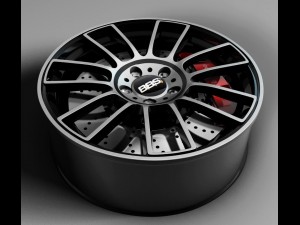 bbs cm rim 3D 모델