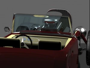 hotrod hemi 3D Model
