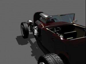 hotrod hemi 3D 模型