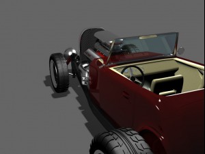 hotrod hemi 3D 模型