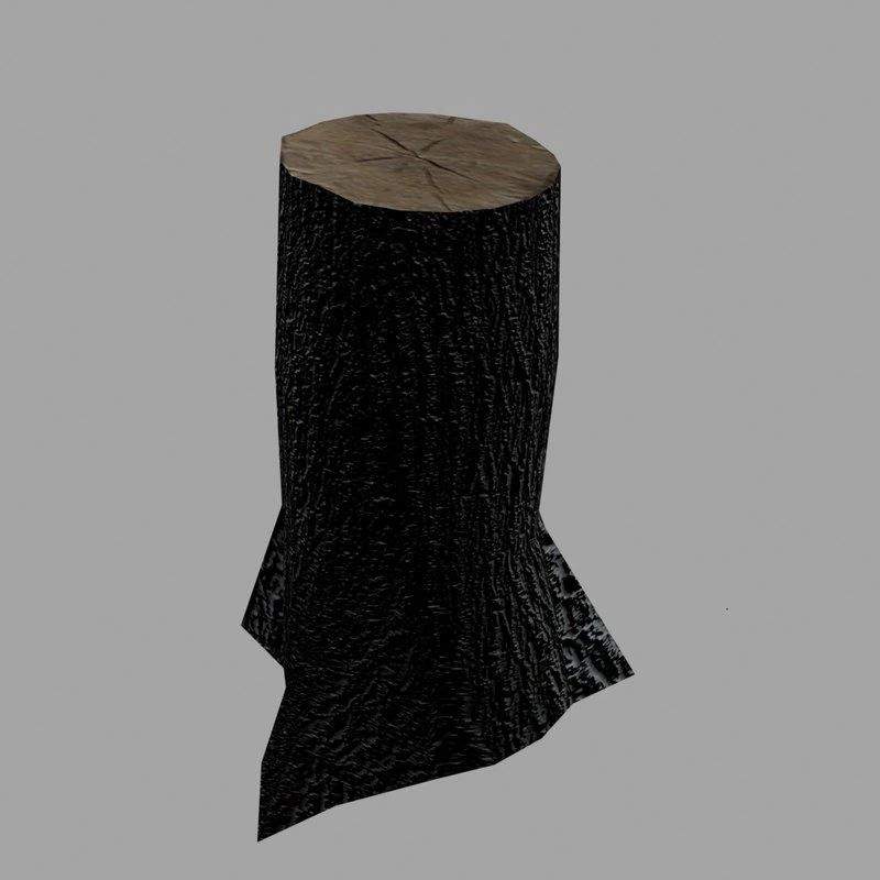 stump 3D Model .c4d .max .obj .3ds .fbx .stl .blend 