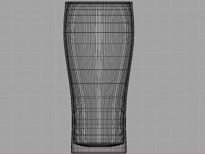 irish beer glass 3D Model