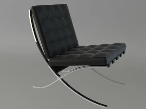 Barselona sandalyesi 3D Model
