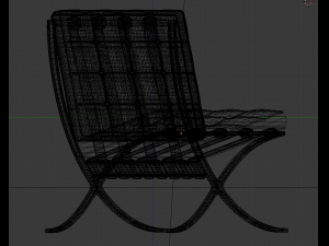 barcelona chair 3D Модель