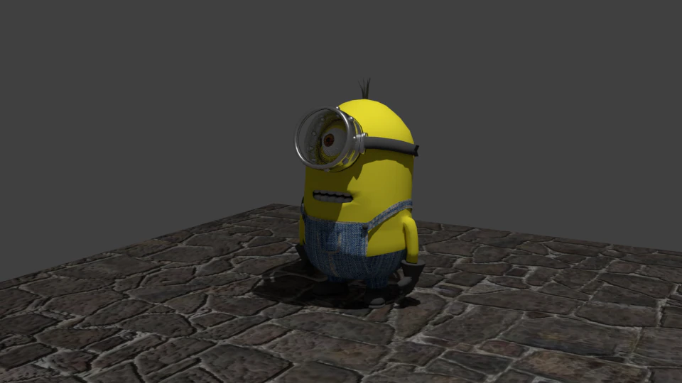 minions 3D Model .c4d .max .obj .3ds .fbx .stl .blend 