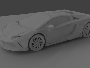 lamborghini aventador 3D Model