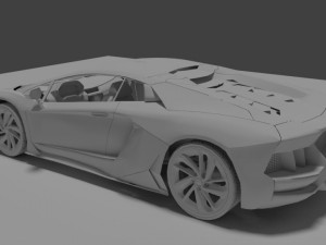 lamborghini aventador 3D Model