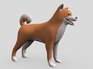 dog 3D 模型