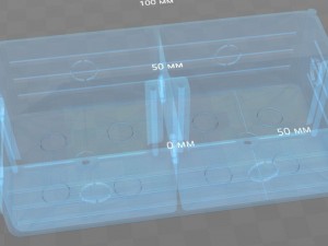 box for the power socket 3D Baskı Modeli