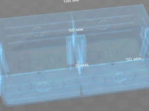 box for the power socket 3D Print Model