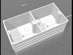 box for the power socket 3D Принт Модель