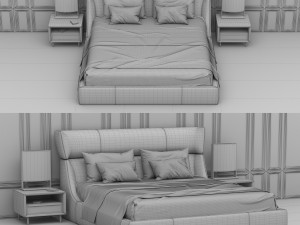 bed 3D Model