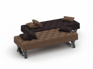banquette Model 3D