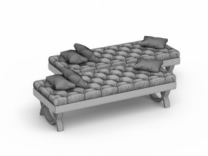 banquette Model 3D