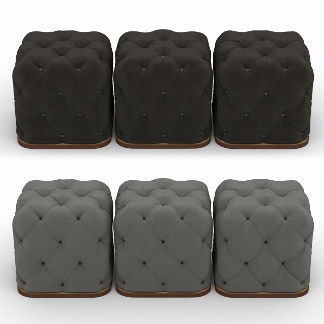 pouf Modelo 3D .c4d .max .obj .3ds .fbx .stl .blend 