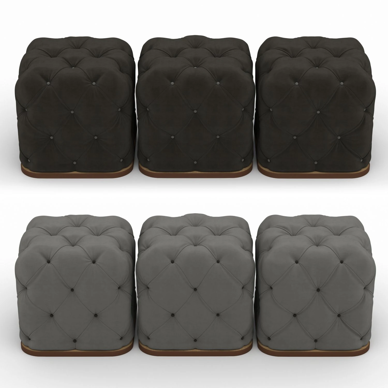 pouf 3D Model .c4d .max .obj .3ds .fbx .stl .blend 