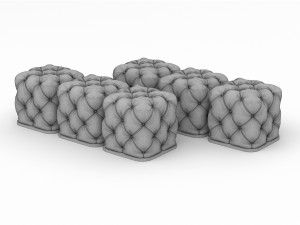 pouf Modelo 3D