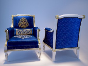 classic arm chair 3D 모델