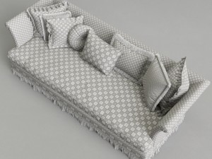 3 seater sofa 3D 모델