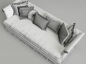 3 seater sofa 3D 모델