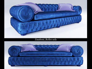 ザナボーニ ローラーソファ 3Dモデル