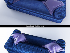 zanaboni roller sofa Modèle 3D