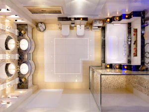 bathroom interior 01 3D Model