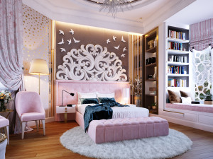 moderngirlsbedroom 3D 모델