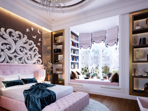 moderngirlsbedroom 3D 모델