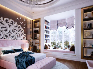 moderngirlsbedroom 3D Model