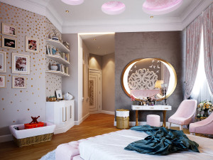 moderngirlsbedroom 3D 모델