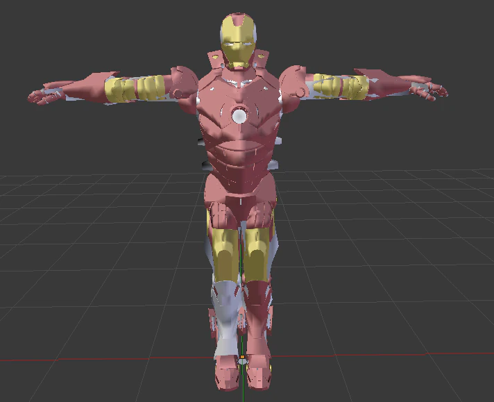 iron man 3D Model .c4d .max .obj .3ds .fbx .stl .blend 