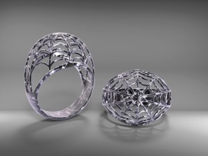 ring spider web 3D Модель