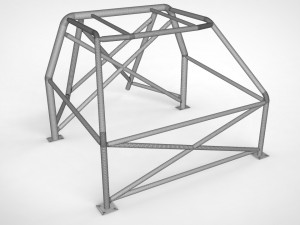 roll cage peugeot 205 3D Model