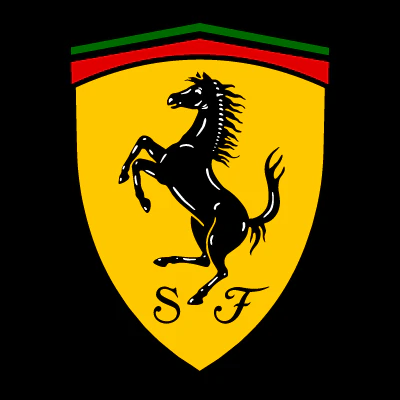 ferrari emblem 3D Model .c4d .max .obj .3ds .fbx .stl .blend 