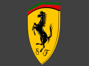 ferrari emblem 3D Model