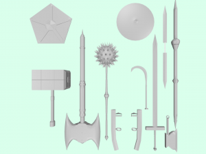 weaponry 3D Model