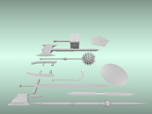 weaponry 3D Модель