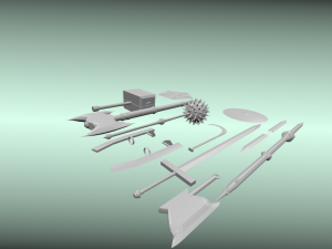 weaponry 3D Модель