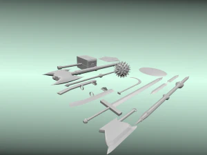 weaponry 3D Model