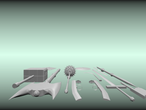 weaponry 3D Модель